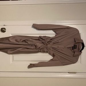 Do+Be button down dress with sash size medium